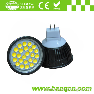 CE Approved MR16 LED Spotlight SMD 24PCS